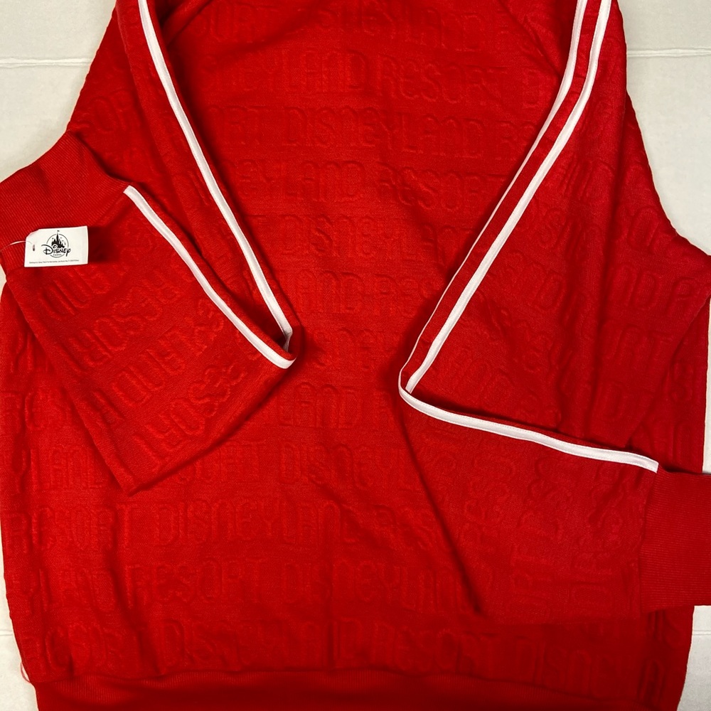 Red Disneyland Resort Logo Zip Jacket for Men - Picture 3 of 5